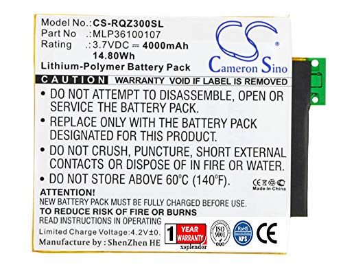 Replacement Battery for VERIZON Ellipsis 8 Ellipsis Kids Ellipsis Kids LTE QTAQZ3 QTAQZ3KID Part NO VERIZON MLP36100107