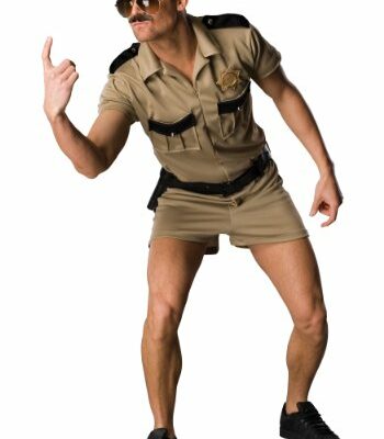 Rubies Men's Reno 911 Lt. Jim Dangle Costume, Brown, Standard