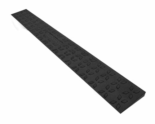 Ruedamann Rubber Threshold Ramps, 0.6" Rise Door Threshold Ramps for Wheelchairs, 1500 Lbs Capacity, 35" Wide Non-Slip Doorway Ramp, Garage Ramp for Scooter, Power Chairs, Driveways, Cuttable