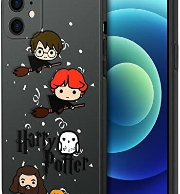 RUFENG Compatible for iPhone 12 Case 6.1" Pattern Printed Soft Silicone Full Protection Cases - Cartoon-Characters-Harry-03