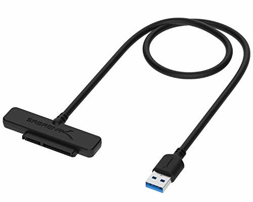 SABRENT SATA to USB Cable - USB 3.0 to 2.5” SATA I/II/III Hard Drive Adapter - External Converter for SSD/HDD Data Transfer (EC-SSHD)