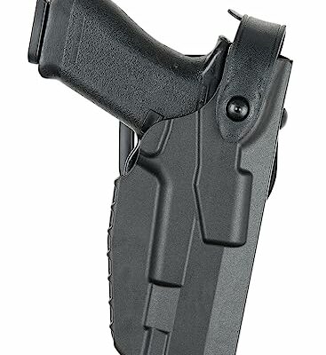 Safariland 7360 ALS/SLS, Level 3 Retention Duty Holster, Mid Ride, Fits: Glock 19,19X,25, 32, 44, 45 Gen3-5; 23 Gen3-4 BBL4- Black - STX Plain, Right Hand