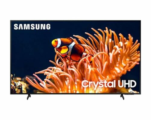 SAMSUNG 65-Inch Class 4K Crystal UHD DU8000 Series HDR Smart TV w/Object Tracking Sound Lite, Motion Xcelerator, Ultra Slim Design, Gaming Hub, Alexa Built-in (UN65DU8000, 2024 Model)