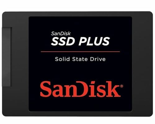 SanDisk SSD PLUS 240GB Internal SSD - SATA III 6 Gb/s, 2.5"/7mm, Up to 530 MB/s - SDSSDA-240G-G26