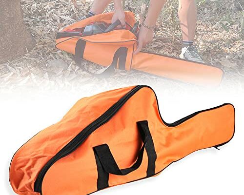 Shine123 Chainsaw Bag Carrying Case Fits 18" Saw - 600D Heavy Duty Chainsaw Protect Garden Anti-Scratched Tool from Dust & Scratched