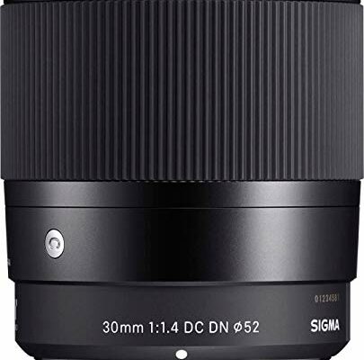 Sigma 30mm F1.4 Contemporary DC DN Lens for Sony E Black