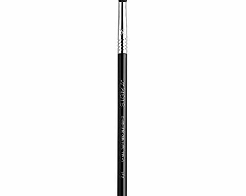 Sigma Beauty Professional E45 Eye Makeup Brush – Small Tapered Eyeshadow Blending Brush with SigmaTech® fibers for Seamless Eyeshadow Blending, Pointed Eyeshadow Brush for the Perfect Cut Crease