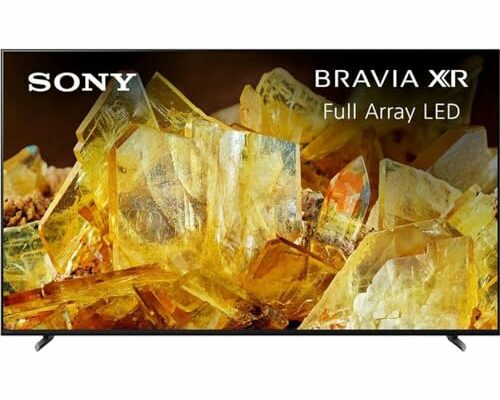 Sony 65 Inch 4K Ultra HD TV X90L Series: BRAVIA XR Full Array LED Smart Google TV with Dolby Vision HDR and Exclusive Features for The PlayStation® 5 XR65X90L- Latest Model,Black