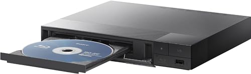 Sony BDP-BX370 Streaming Blu-ray DVD Player with built-in Wi-Fi, Dolby Digital TrueHD/DTS and upscaling, with included HDMI cable