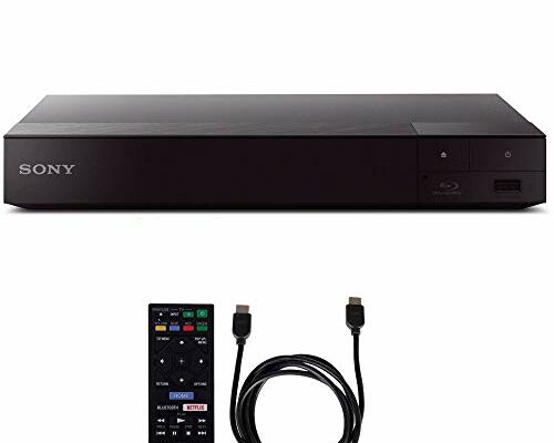 Sony BDP-S6700 4K Upscaling 3D Streaming Blu-ray Disc Player with 6ft High Speed HDMI Cable