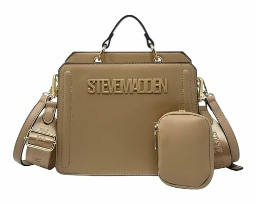 Steve Madden Bevelyn Convertible Crossbody Bag, Camel