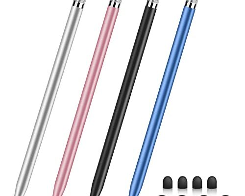 Stylus for Touch Screens, Digiroot 4-Pack Stylus Pens High Sensitivity & Precision Capacitive Stylus for iPhone/iPad Pro/Tablets/Samsung/Galaxy/PC……