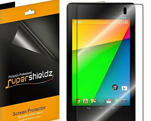 Supershieldz (3 Pack) Designed for Google Nexus 7 (2013 2nd Generation) Screen Protector, High Definition Clear Shield (PET)