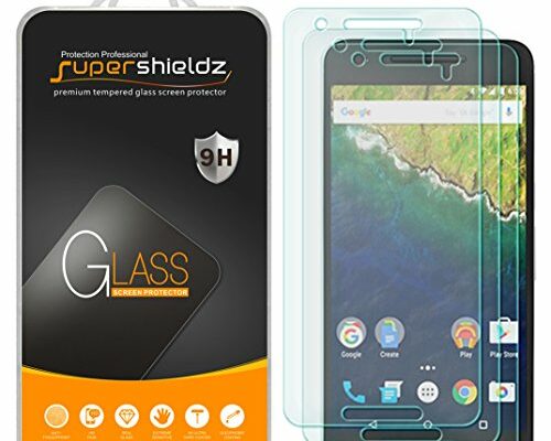 Supershieldz (3 Pack) Designed for Huawei (Google) Nexus 6P Tempered Glass Screen Protector, Anti Scratch, Bubble Free