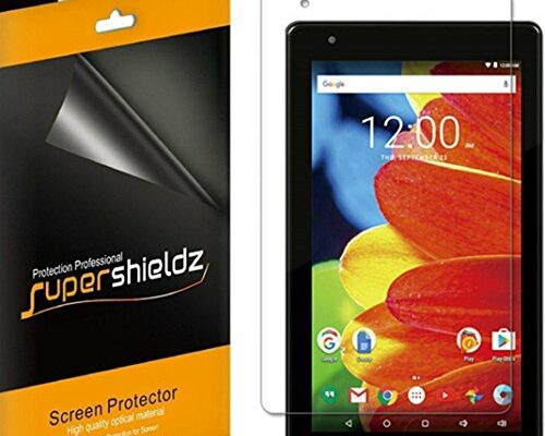 Supershieldz (3 Pack) Designed for RCA Voyager 7 inch Tablet 16GB Quad Core (RCT6873W42 KC, RCT6773W42BF, RCT6773W22BF) Screen Protector, High Definition Clear Shield (PET)