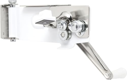 Swing-A-Way White Steel Manual Can Opener