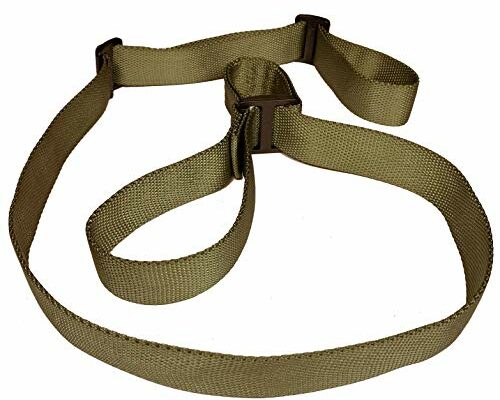 Tactical Pro Sports 2 Point Rifle Sling - Adjustable Gun Sling with Fast-Loop and 1.25 inch Webbing for Hunting Sports and Outdoors (Army Tan)