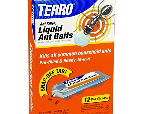 TERRO T300B Liquid Ant Killer, 12 Bait Stations