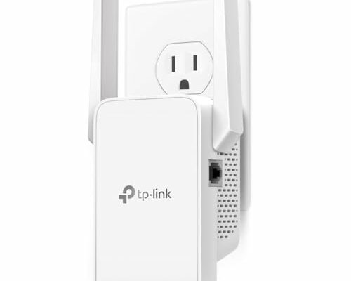 TP-Link AC1200 WiFi Extender, 2024 Wirecutter Best WiFi Extender, 1.2Gbps home signal booster, Dual Band 5GHz/2.4GHz, Covers Up to 1500 Sq.ft and 30 Devices ,support Onemesh, One Ethernet Port (RE315)