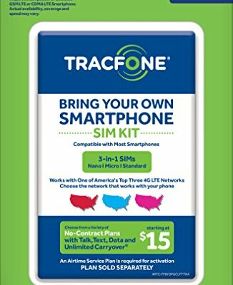 TracFone Bring Your Own Phone SIM Activation Kit (3-in-1-SIM)