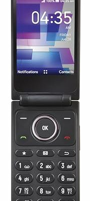 Tracfone| TCL FLIP 3 | Locked| 13GB | 1850mAh Battery |5MP Video Capable Camera| Stone Gray