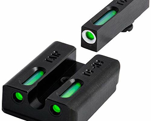 TruGlo TFK Fiber Optic and Tritium Handgun Pistol Laser Sight Accessories with Front Focus Lock and Fortress Finish Protection, Fits Taurus Models