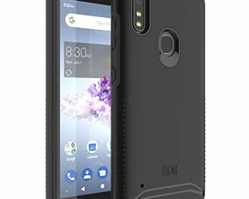 TUDIA Merge [Military Grade] Designed for ZTE Blade A3Prime / ZTE Blade A3Y Case - [Does NOT FIT GABB Phone 4] Shockproof Rugged Slim Dual Layer Heavy Duty Cases for Z5157V - Matte Black