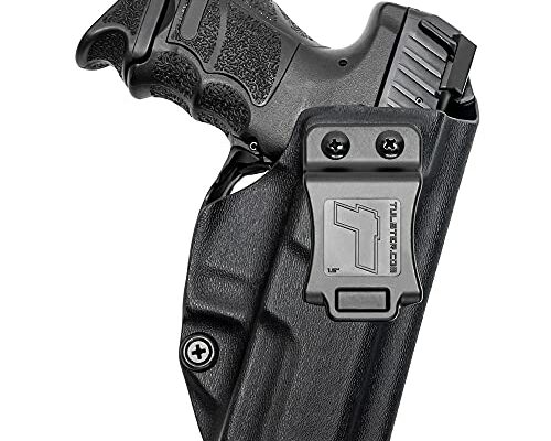 Tulster IWB Profile Holster in Right Hand fits: H&K VP9SK Holster | Inside The Waistband Appendix Concealed Carry Kydex Holster