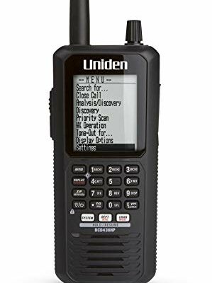 Uniden BCD436HP HomePatrol Series Digital Handheld Scanner. TrunkTracker V, Simple Programming, S.A.M.E. Emergency/Weather Alert, Covers USA and Canada