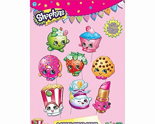 Unique Shopkins Photo Booth Props (8 Piece)