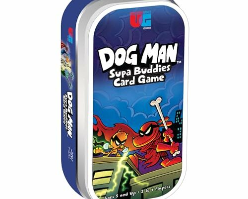 University Games, Dog Man Supa Buddies Card Game, Based on The Dog Man Books Series, for 2 to 4 Players Ages 5 and Up