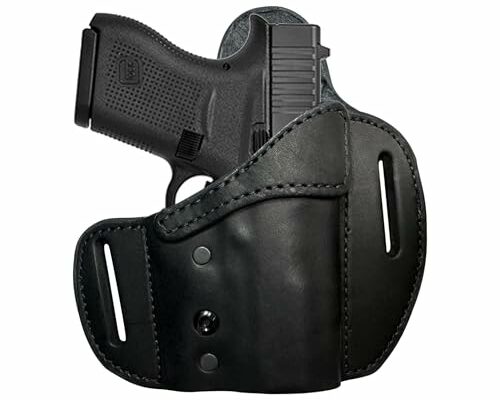 Urban Carry LockLeather OWB Holster for Glock 43 (43 / 43x / All Gens) - Secure & Comfort Hybrid Leather/Polymer Design for 3.4-inch Barrel