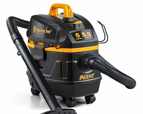 Vacmaster Professional Beast Series 5-Gallon* 5.5 Peak HP† Wet/Dry Vacuum