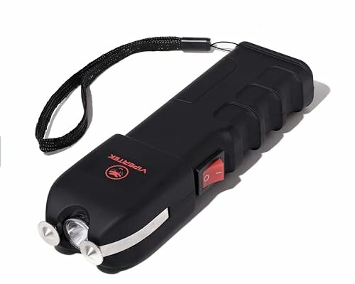 VIPERTEK VTS-989-1 Billion Heavy Duty Stun Gun - Rechargeable with LED Flashlight