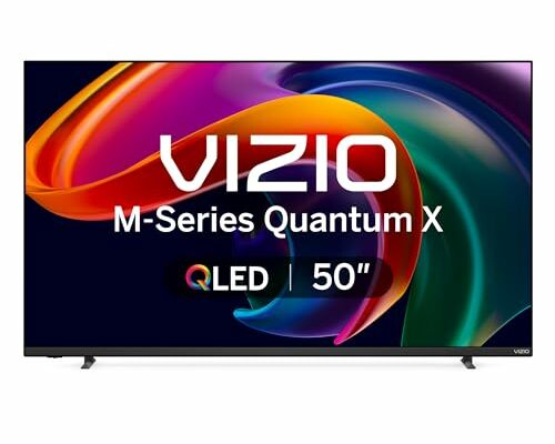 VIZIO 50-inch MQX-Series 4K 120Hz QLED HDR10+ Smart TV with Dolby Vision, Active Full Array, 240Hz @ 1080p PC Gaming, WiFi 6E, Apple AirPlay, Chromecast Built-in, M50QXM-K01, 2023 Model