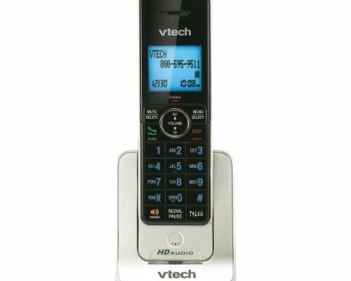 VTech LS6405 Accessory Cordless Handset, Silver | requires a Vtech LS6425, LS6475, LS6426, or LS6476 Series Expandable Phone System to operate