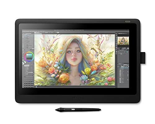 Wacom Cintiq 16 Drawing Tablet with Screen, 15.4" Full HD LCD Display Graphic Arts Tablet Includes Pro Pen 2 w/ Tilt Response, Graphic Design Animation Tablet for Mac, PC