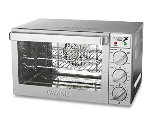 Waring Commercial WCO250X Quarter Size Pan Convection Oven, 120V, 5-15 Phase Plug