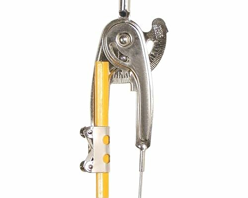 Westcott Metal Ball Bearing Compass with Pencil, Nickel Plated (12201)