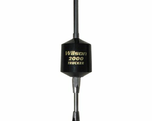 Wilson 305-492 T2000 Series CB Radio Antenna Black Mobile CB Trucker Antenna with 5-Inch Shaft, AM|FM Ready CB Radio Antenna