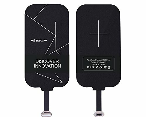 Wireless Charger Receiver, Nillkin Magic Tag Qi Wireless Charger Charging Receiver Patch Module Chip for Samsung Galaxy J7/J3/J6/S5, LG V10 and Other Type A Devices