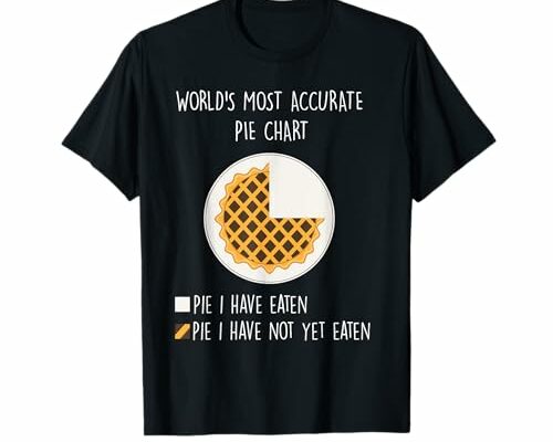 World's Most Accurate Pie Chart Funny Pie apple Halloween T-Shirt