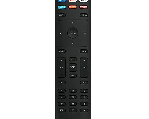 XRT136 Replace Smart TV IR Remote Control fit for VIZIO E55-E1 E32-D1 E40-D0 E48-D0 E50-E1 E49U-D1 E55-E2 E55U-D0 E60U-D3 E65-D1 E70-E3 P65-C1 P75-E1 P75-C1 E48U-D0 D24F-F1 E43-E2 E50-D1 E50-E3 E65-E3