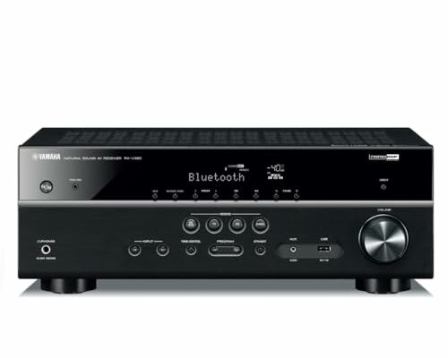 YAMAHA RX-V385 5.1-Channel 4K Ultra HD AV Receiver with Bluetooth