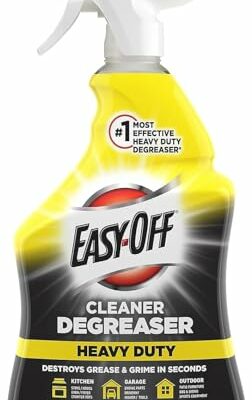 Easy Off Heavy Duty Degreaser Cleaner Spray, Kitchen Degreaser, 32 Oz