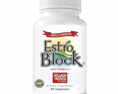 Estroblock PRO Triple Strength - 60 Capsules, DIM & Indole 3-Carbinol for Natural Hormonal Hormone Balance, Acne - Anti Toxic Estrogen Aromatase Inhibitor Blocker. Soy Free, Dairy Free, Non-GMO (1)