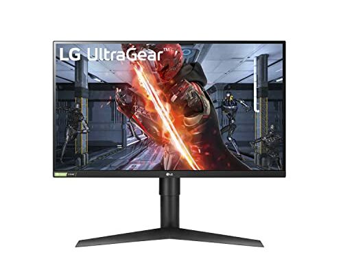 LG UltraGear QHD 27-Inch Gaming Monitor 27GL83A-B - IPS 1ms (GtG), with HDR 10 Compatibility, NVIDIA G-SYNC, and AMD FreeSync, 144Hz, Black