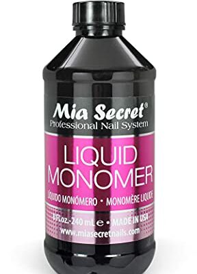 Mia Secret 8 oz / 240ml LIQUID MONOMER PROFESSIONAL ACRYLIC NAIL SYSTEM