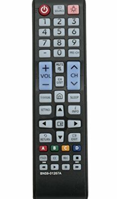 New BN59-01267A Replaced Remote Control for Samsung HDTV UN40M530DAFXZA UN43MU6290FXZA UN49M530DAFXZA LN32C450E1V UN32M530DAFXZA UN49MU6290FXZA UN55MU6290FXZA UN65MU6290FXZA