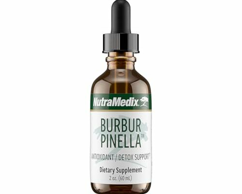 NutraMedix Burbur-Pinella Brain Health Supplements for Adults - Combat Brain Fog & Promote Nerve Support - Aid A Healthy Full Body Detox Cleanse - Bioavailable Liquid Format (2 oz / 60 ml)